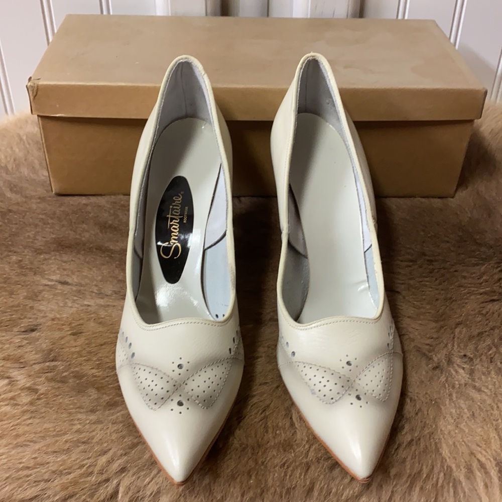 50s Buster Brown Heels Shoes 7 Vintage Mod
